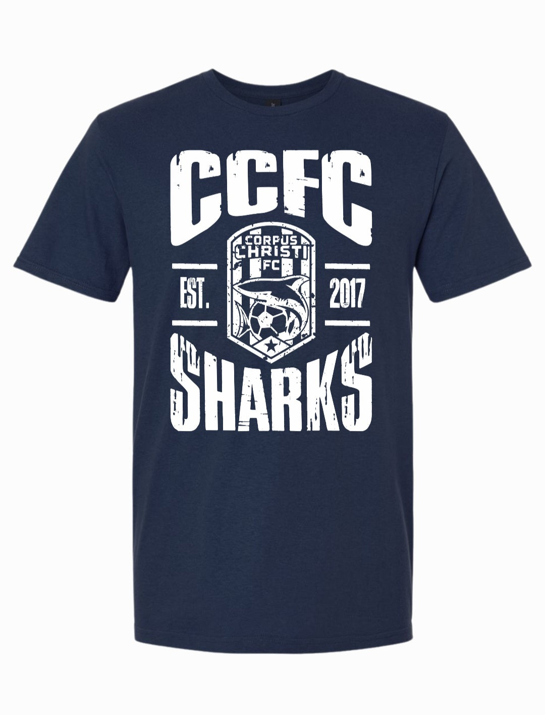 CCFC Sharks Large Block T-Shirt