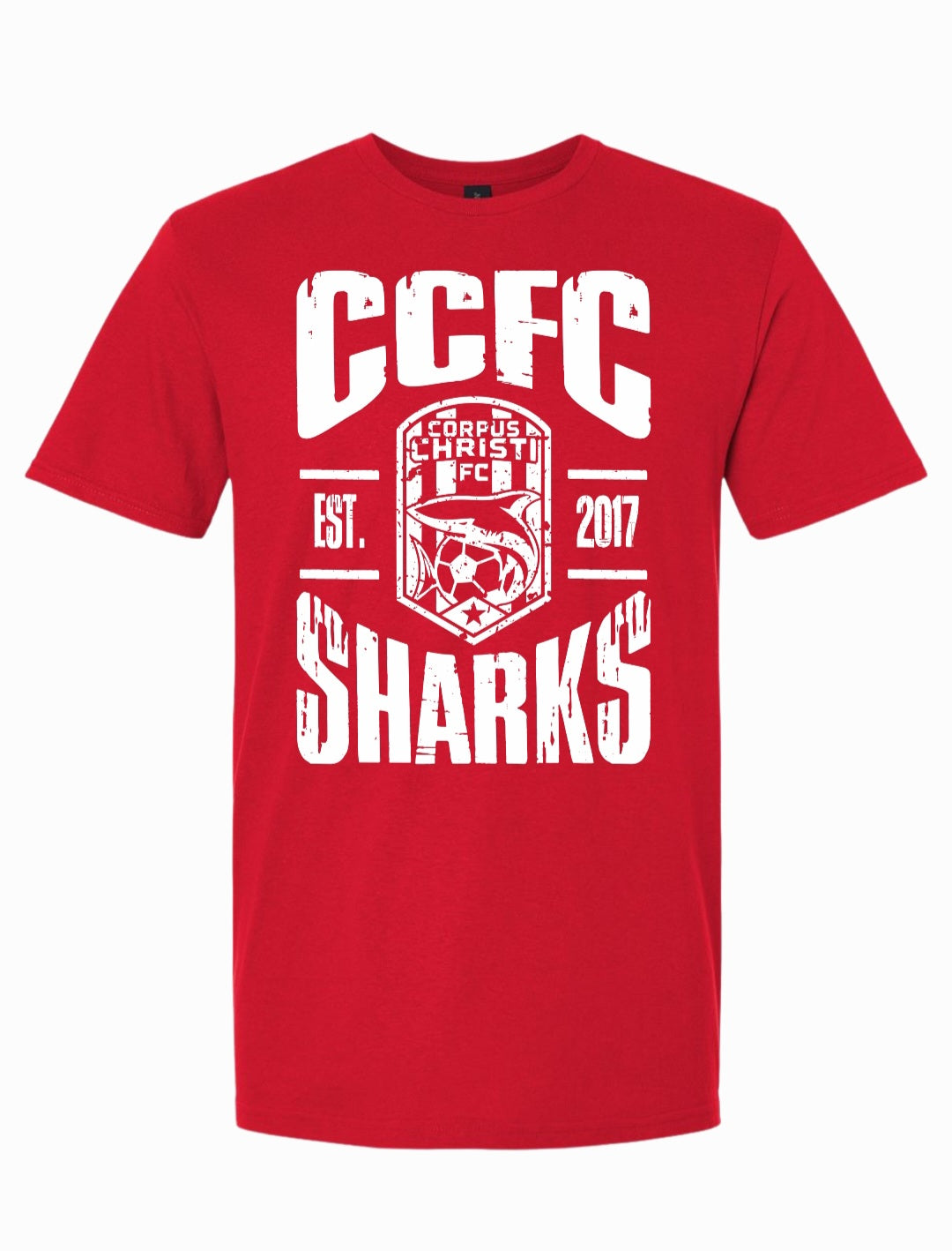 CCFC Sharks Large Block T-Shirt
